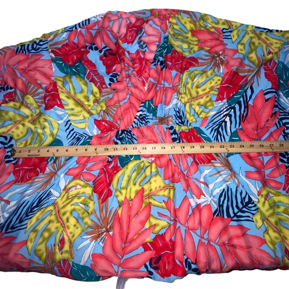 ✨NEW ✨ Boho Maxi Tropical Floral Colorful Caftan Beach Swim Cover Up Dress OS - Picture 7 of 16